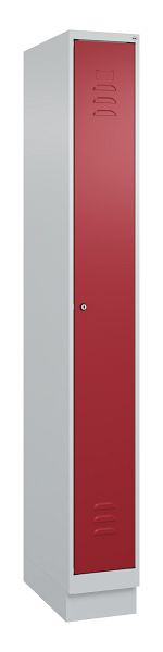 C+P luierkluis Classic PLUS, basis, 1950x250x500mm, 7035/3003, cilinderslot, 080020-19 S10016