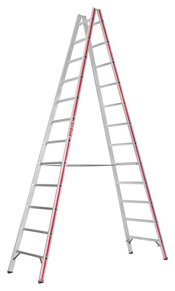 HYMER-sportladder, van beide zijden toegankelijk, 2x12 sporten, lengte 3,53 m, 602324