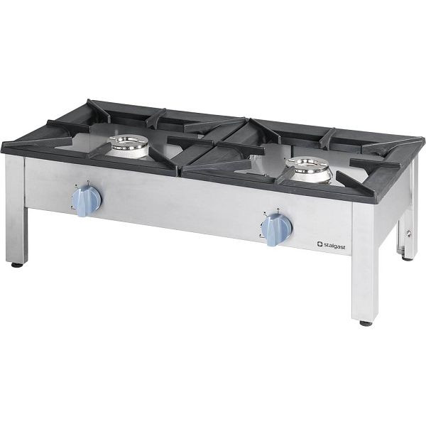 Stalgast gaskruk, dubbele brander TOP - G20, 1160 x 580 x 380 mm (BxDxH), HK03218E