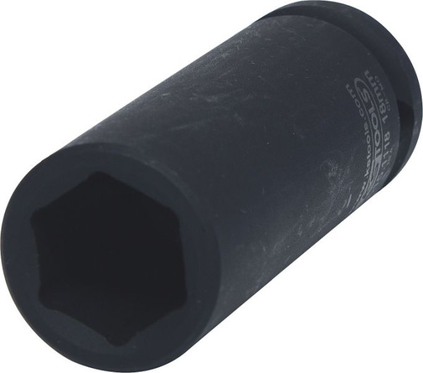 KS Tools 1/2" slagdop, zeskant, lang, 18 mm, 515.1118
