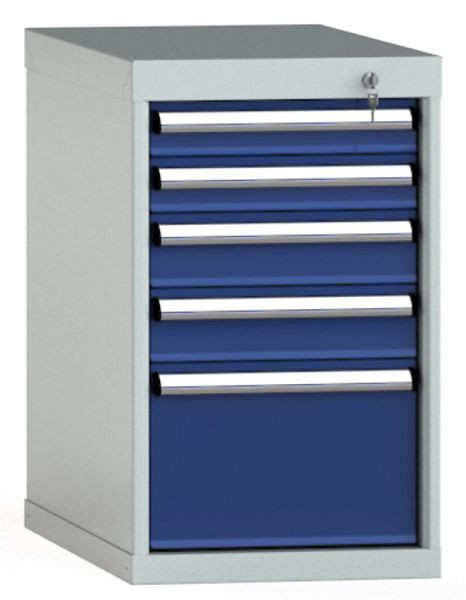 KLW ladekast 700 x 419 x 750 mm H x B x D, inbouwmaten: 600 mm, indeling: 18x36 stuks, SDB0700-05EP-001