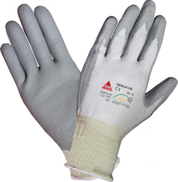 Hase Safety GENUA HD, 5-Fg.-Sicherheitshandschuhe, schnittfest, Größe: 10, VE: 10 Paar, 508530-10