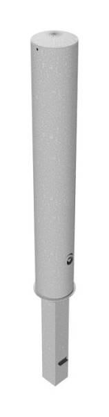 Schake stalen buispaal Ø 152 x 3,2 mm, afneembaar, thermisch verzinkt, met driehoekslot, 40151F
