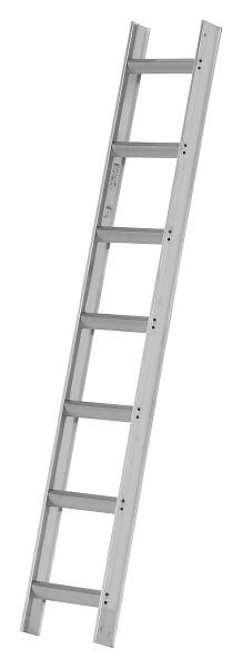 HYMER dakladder, aluminium naturel, 7 sporten, lengte 1,95 m, 409507