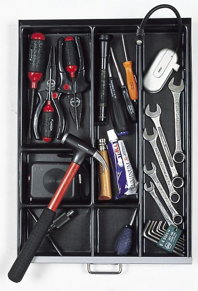 Bisley MultiDrawer™ briefpapierinzet A3 voor A3-laden, kunststof, PIT450P1800