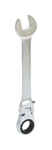 KS Tools GEARplus gelede ratel-ringsleutel, afsluitbaar, 17 mm, 503.4817