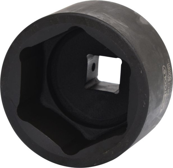KS Tools 1" slagdop, zeskant, kort, 80 mm, 515.1780