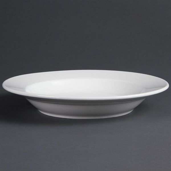Olympia whiteware diepe ronde borden 27cm, VE: 6 stuks, C363