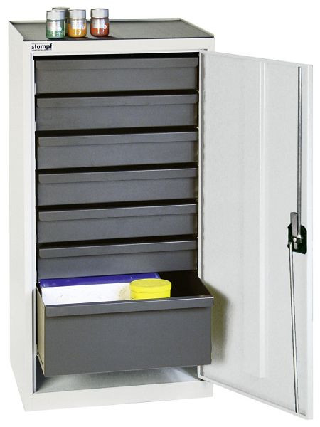 stumpf gereedschaps- en materiaalkast serie 3000, 7035/7035, 6 laden 100 mm, 1 lade 200 mm, 3001807