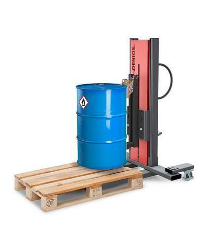 DENIOS vatheffer Secu Ex type M voor stalen vaten van 60/200 liter, smal onderstel, ATEX