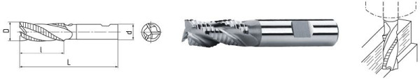 ELMAG HSS Co8 vingerfrees DIN 844, Ø 12,0 mm (kort), 73003