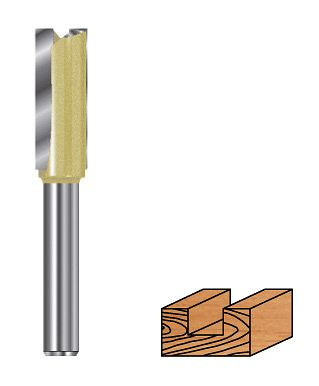 Projahn groeffrees D 24 mm, L 42 mm, L2 10 mm, 33201240