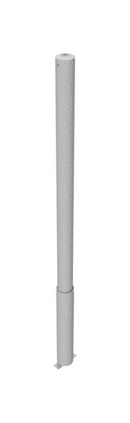 Schake afzetpaal stalen buis Ø 60 x 2,5 mm afneembaar zonder sluiting, thermisch verzinkt, zonder oog, 460H