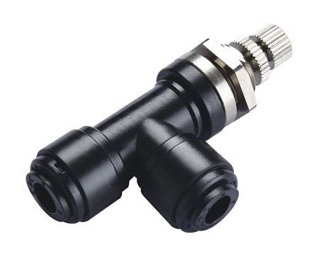 timmer L-DVLS-B6-KU-H2O, L smoorklep, bedieningspaneel inbouw, steekaansluiting voor Ø 6 mm slang, VE: 5 stuks, 03080345
