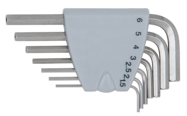 KS Tools RVS inbussleutelset, 7-delig, 964.0315