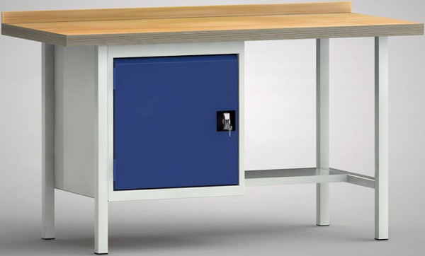 KLW standaard werkbank - 1500 x 700 x 840 mm L x D x H, WS118N-1500M40-X7026