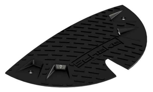 Schakedorpel - 30mm - eindstuk - zwart, 3392-30E