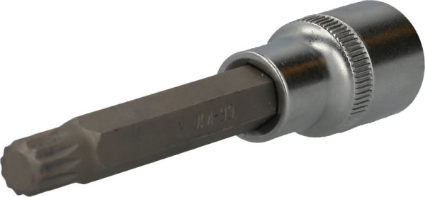 Brilliant Tools 1/2" bitdop met meerdere tanden, 100 mm lang, M10, BT022944