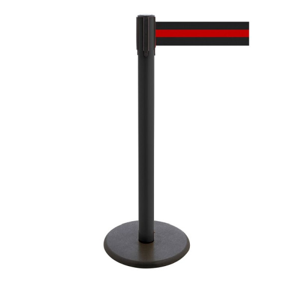 Stein HGS HGS personengeleidingssysteem -P-Line Premium-, zwart, grijs, met magnetisch banduiteinde, bandlengte: 3,8 m, 34241j-0804