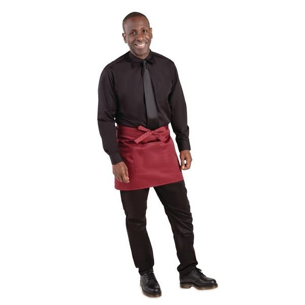 Whites 's korte bistro schort bordeaux, BB177