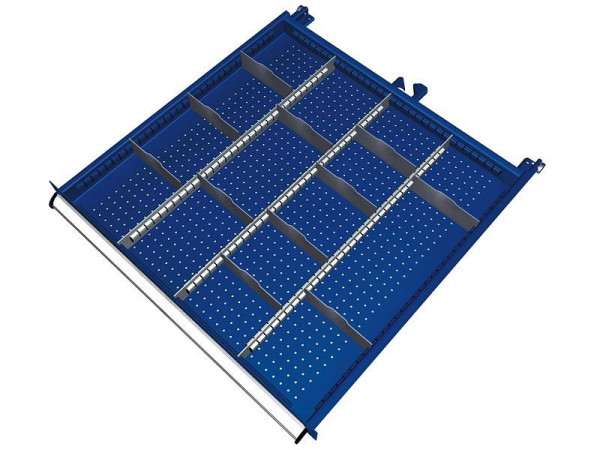 KLW scheidingsmateriaalset voor ladehoogte 150 & 175 mm in SGB kast, kastmaat 725 x 750 mm B x D, SGB-B03-118
