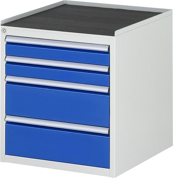 RAU ladekast serie 7000, B580xD650xH645mm, laden: 2xH90, 2xH180mm, metalen steun, 03-L3.1A-MT.11