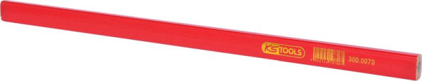 KS Tools timmermanspotlood, rood, HB, 300.0070