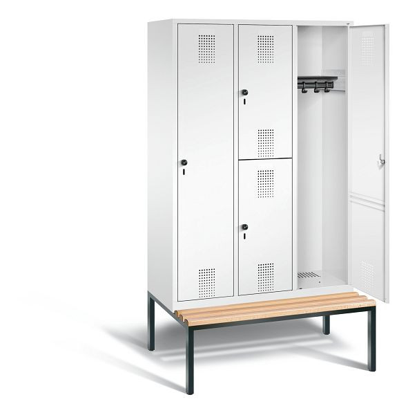 C+P cijferslot Evolo, H2090xB1200xD815mm, kleur: verkeerswit, 48650-32 S10021
