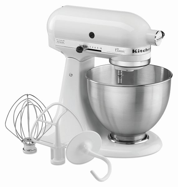 KitchenAid keukenmachine 5K45SSEWH, wit, 4,28L, A150067