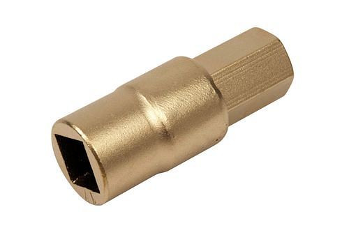 Krause schroevendraaierbit, met 6-kant stift 1/2" x 10 mm, speciaal brons, vonkvrij, voor Ex-zones, 264969