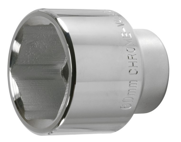 SW-Stahl-dop, 1", 60 mm, chroom-vanadium, hoogglans verchroomd, 07675L-60