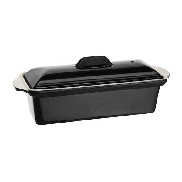 Vogue terrinevorm gietijzer zwart 1.3L, U559