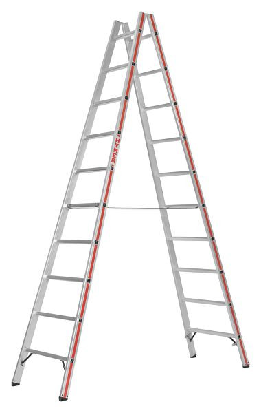 HYMER-sportladder, van beide zijden toegankelijk, 2x10 sporten, lengte 2,95 m, 602320