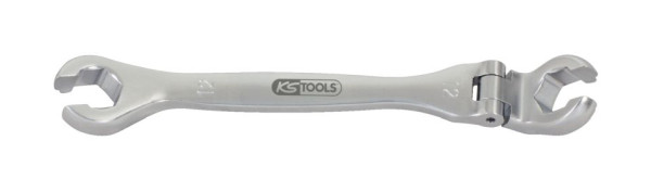 KS Tools CHROMEplus Open dubbele ringsleutel met scharnier, 12 mm, 518.0382