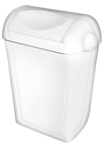 All Care PlastiQline afvalbak 43 liter Swing kunststof wit, 5656