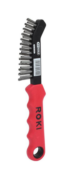 KS Tools staaldraad remklauw staalborstel 2 rijen, puntig, 201.2321