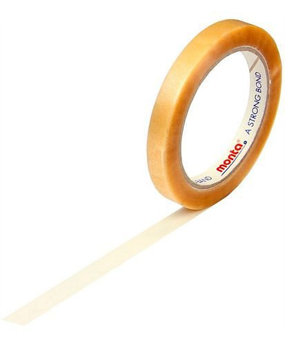 monta PVC zelfklevende folie 220, breedte 12 mm x 66 m, dikte 54 µ, verpakking: 12 rollen, 299523