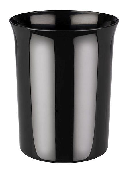 APS tafelafvalcontainer, Ø 11 cm, hoogte: 14 cm, 0,9 liter, polypropyleen, zwart, 02039