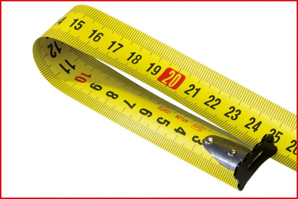 KS Tools rolmaat met slot, zwartgrijs, 8m, 300.0134