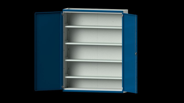 ANKE werkbanken, zware kast, model 301, 1485 x 400 x 1950 mm, RAL 7035/5010, 620.141