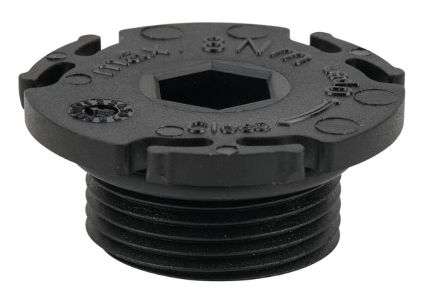 KS Tools olieaftapschroef, binnenzeskant 10 mm, M24x1,5x12 mm, verpakking van 1, 430.0231