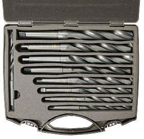 ELMAG HSS boorcassette MK 2 / MK 3, 9 stuks, 14,5 - 30 mm MK2: 14, 5/16/18/20/22 mm MK3: 24/26/28/30 mm, 82032