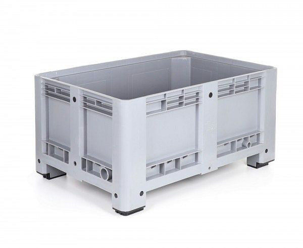 ALPHA palletbox 1200x800x580 mm gesloten met 4 poten, 64