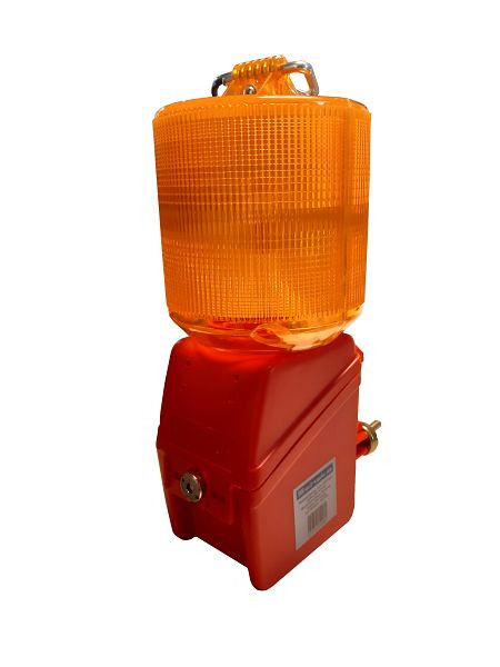 Schake bouwheklamp, rode behuizing, 31210G