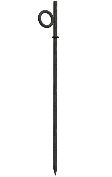 Schake prikkeldraad grondspijker van rond ijzer Ø 14 mm, 301405ST