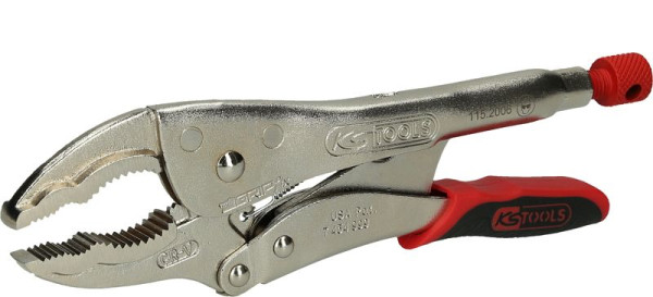 KS Tools tang met grote bek en gemakkelijke ontgrendeling, 65 mm, lengte 230 mm, 115.2006