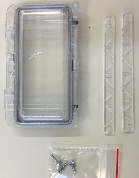 ELMAG klapdeksel IP 54 - 6 stuks, transparant, 9503602