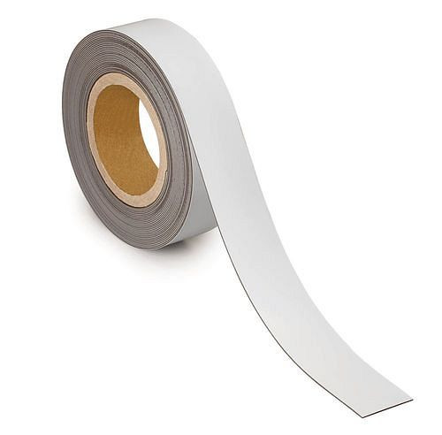 MAUL magnetische markeringstape, 10 mx 40 mm x 1 mm, wit, 307936