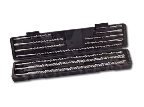 VaGo-Tools Boor SDS Plus 11-delige set dubbele helix + kruis Quadro, SDS-11_kv