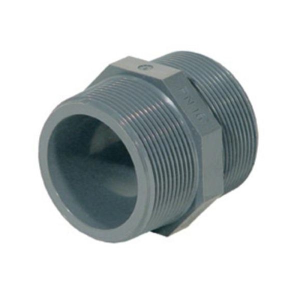 Speidel PVC dubbele nippel G 1 1/4, 02060-0001